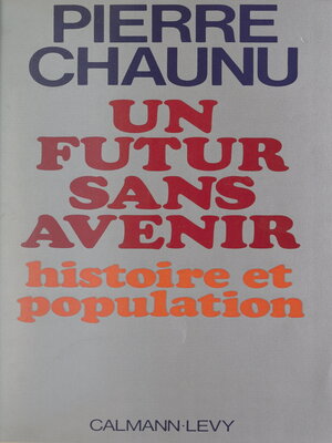 cover image of Un futur sans avenir